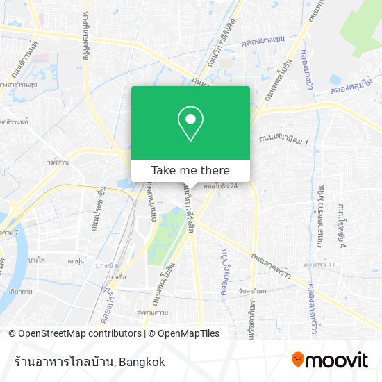 ร้านอาหารไกลบ้าน map