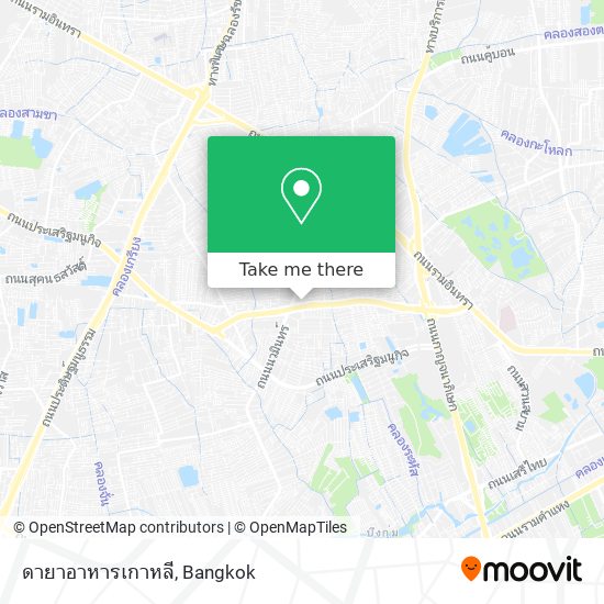 ดายาอาหารเกาหลี map