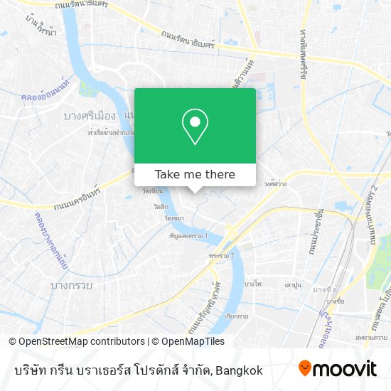 บริษัท กรีน บราเธอร์ส โปรดักส์ จำกัด map