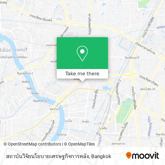 สถาบันวิจัยนโยบายเศรษฐกิจการคลัง map