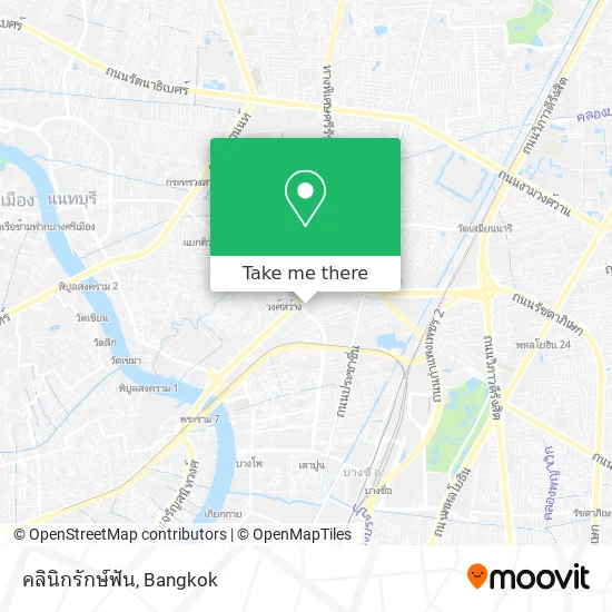 คลินิกรักษ์ฟัน map