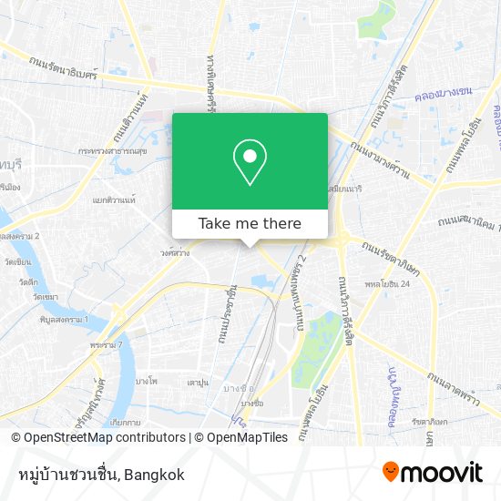 หมู่บ้านชวนชื่น map