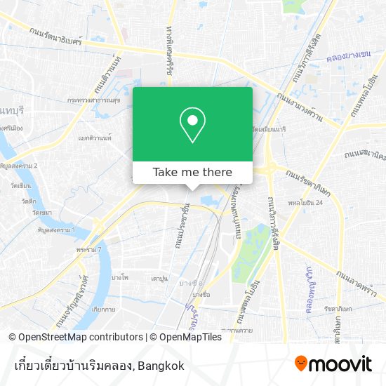 เกี๋ยวเตี๋ยวบ้านริมคลอง map