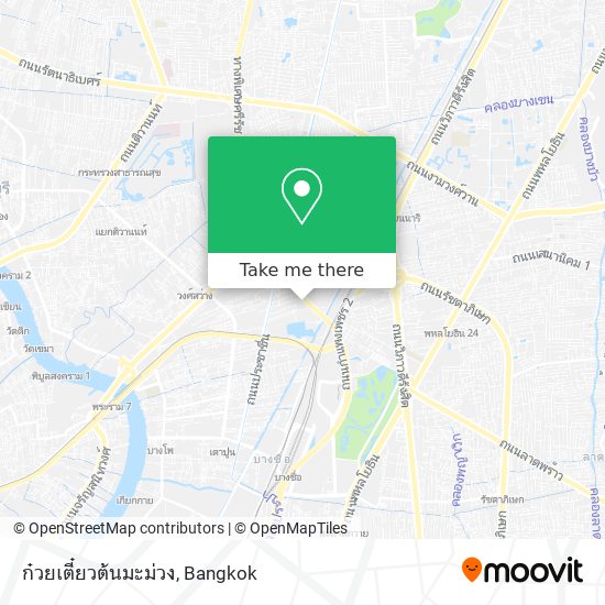 ก๋วยเตี๋ยวต้นมะม่วง map