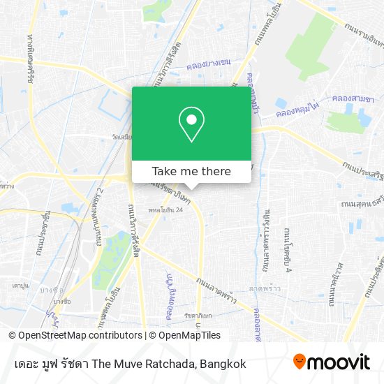 เดอะ มูฟ รัชดา The Muve Ratchada map