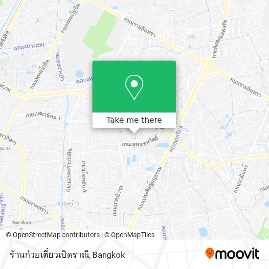 ร้านก๋วยเตี๋ยวเป็ดราณี map