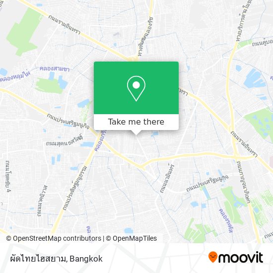 ผัดไทยไฮสยาม map