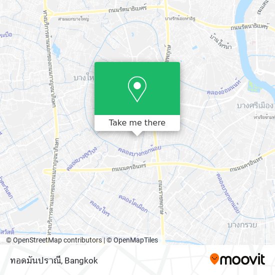 ทอดมันปราณี map
