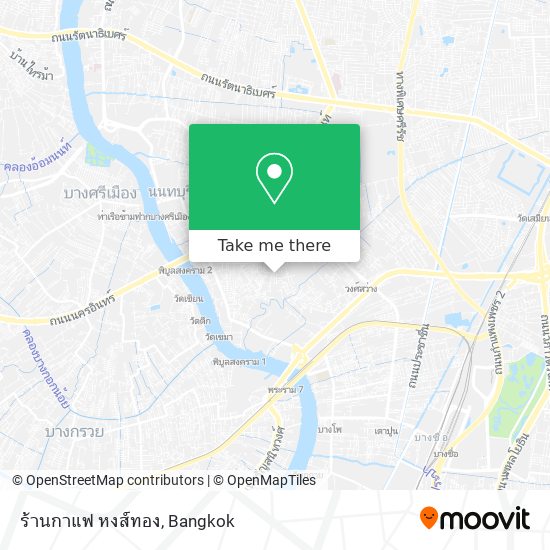 ร้านกาแฟ หงส์ทอง map