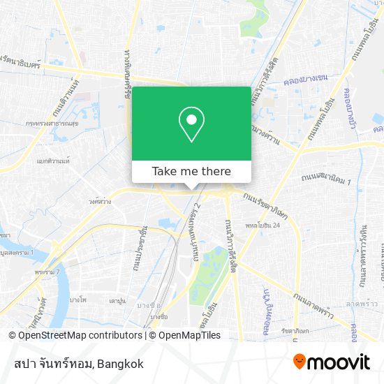 สปา จันทร์หอม map