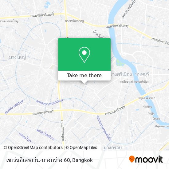 เซเว่นอีเลฟเว่น-บางกร่าง 60 map