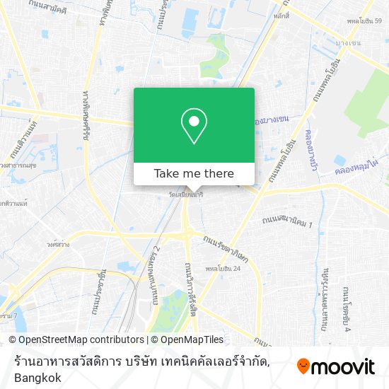 ร้านอาหารสวัสดิการ บริษัท เทคนิคคัลเลอร์จำกัด map