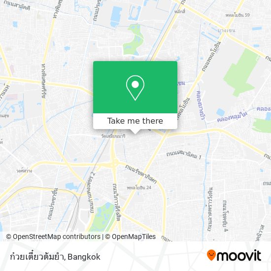 ก๋วยเตี๋ยวต้มยํา map