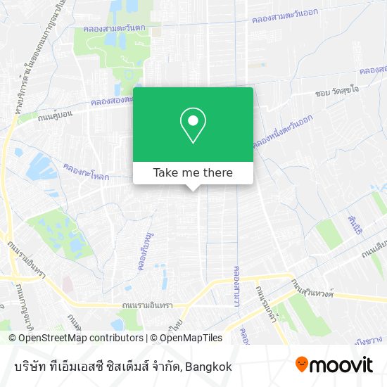 บริษัท ทีเอ็มเอสซี ซิสเต็มส์ จำกัด map