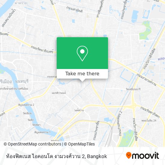 ห้องฟิตเนส ไอคอนโด งามวงศ์วาน 2 map