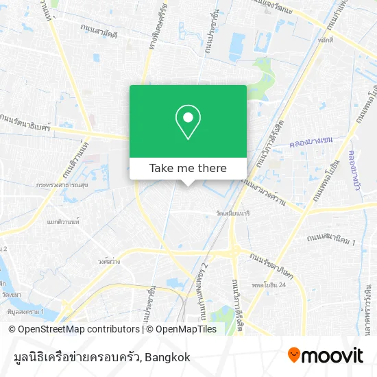 มูลนิธิเครือข่ายครอบครัว map