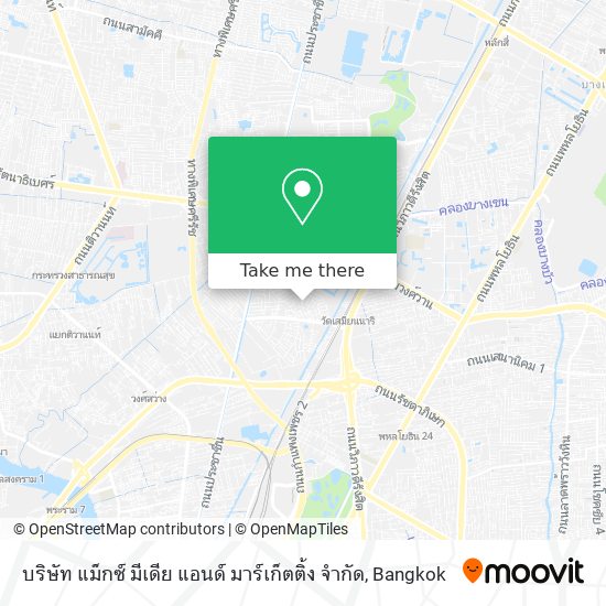 บริษัท แม็กซ์ มีเดีย แอนด์ มาร์เก็ตติ้ง จํากัด map