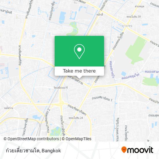 ก๋วยเตี๋ยวชามโต map