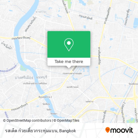 รสเด็ด ก๋วยเตี๋ยวกระทุ่มแบน map