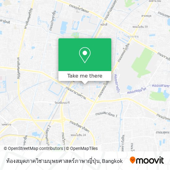 ห้องสมุดภาควิชามนุษยศาสตร์ภาษาญี่ปุ่น map