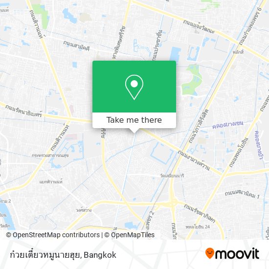 ก๋วยเตี๋ยวหมูนายฮุย map