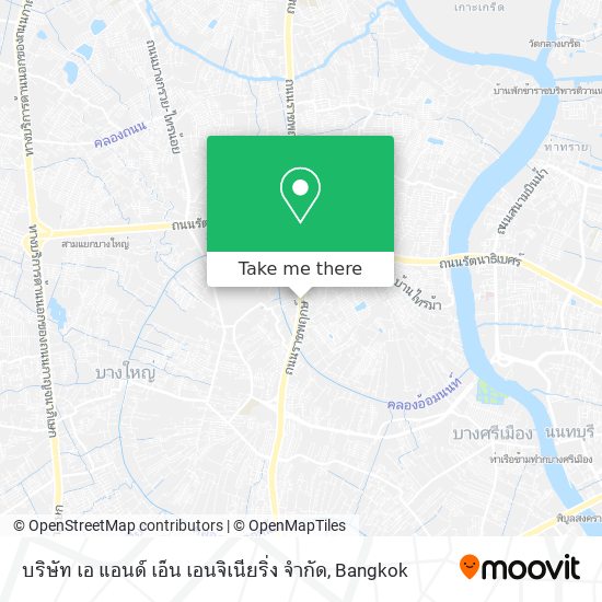 บริษัท เอ แอนด์ เอ็น เอนจิเนียริ่ง จำกัด map