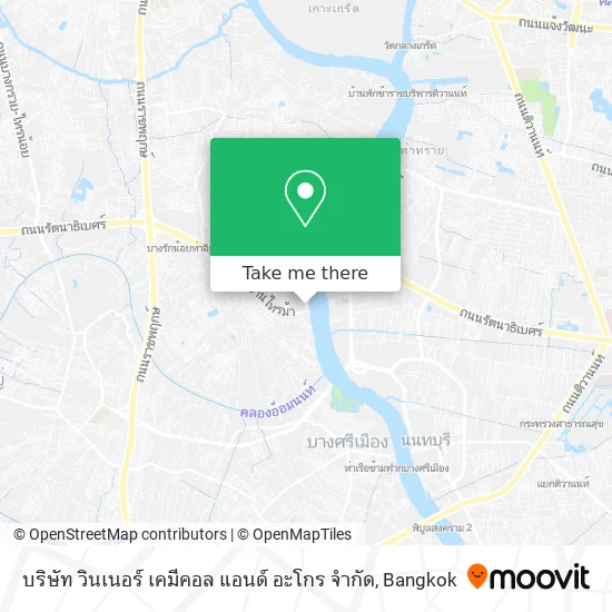 บริษัท วินเนอร์ เคมีคอล แอนด์ อะโกร จำกัด map