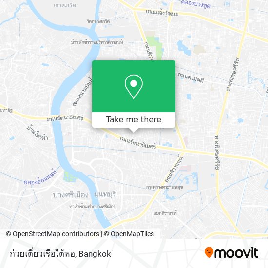 ก๋วยเตี๋ยวเรือใต้หอ map