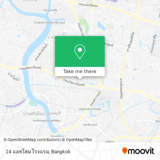 24 แอทโฮม โรงแรม map