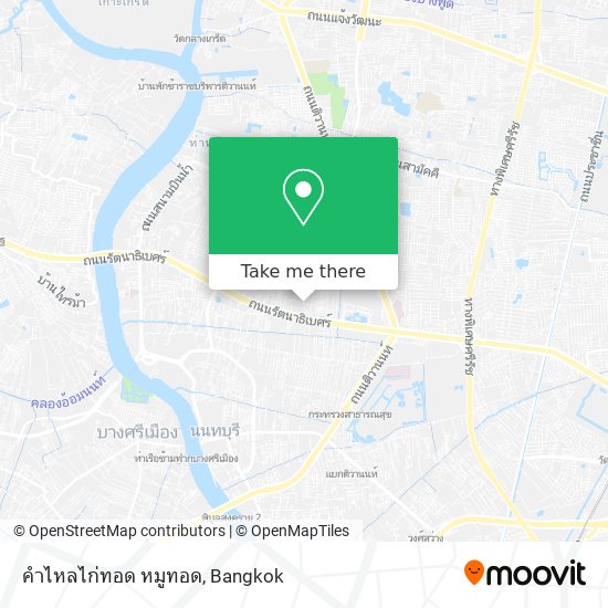 คำไหลไก่ทอด หมูทอด map