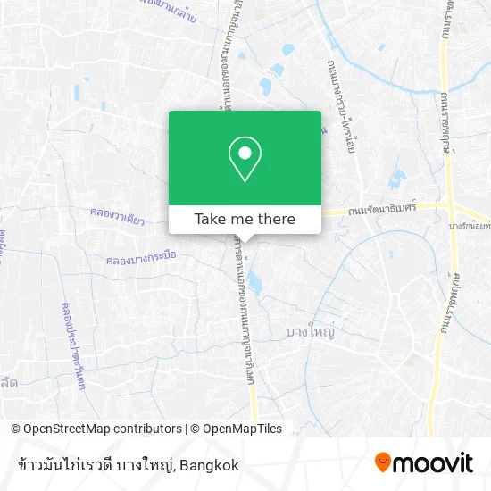 ข้าวมันไก่เรวดี บางใหญ่ map