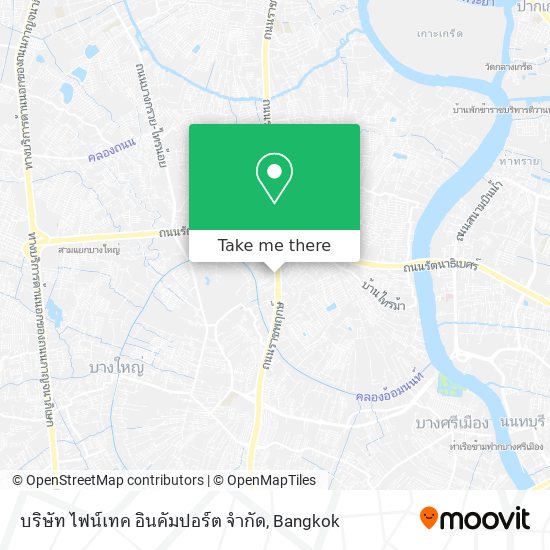 บริษัท ไฟน์เทค อินคัมปอร์ต จํากัด map