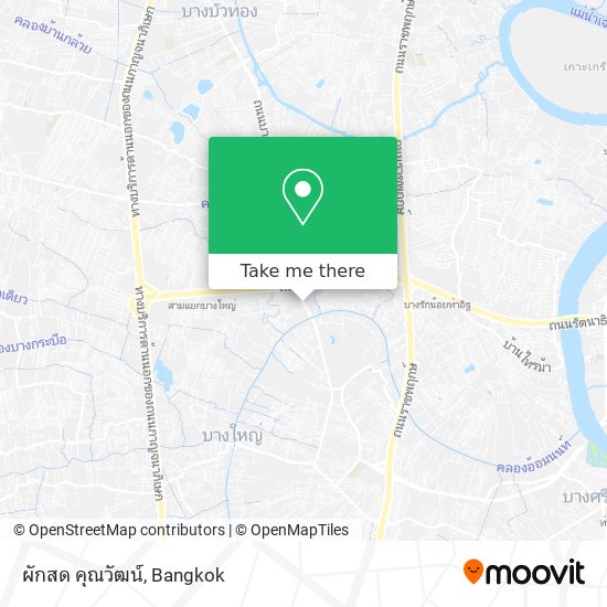 ผักสด คุณวัฒน์ map