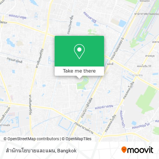 สำนักนโยบายและแผน map