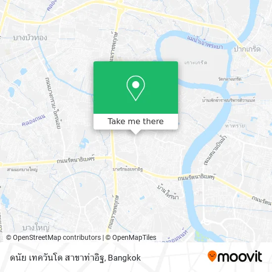 ดนัย เทควันโด สาขาท่าอิฐ map