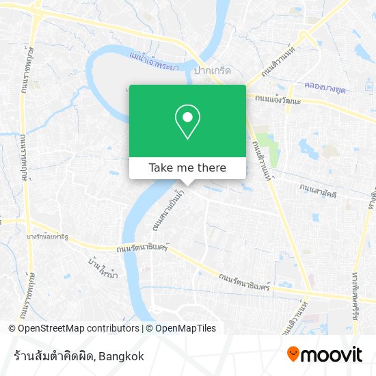 ร้านส้มตำคิดผิด map