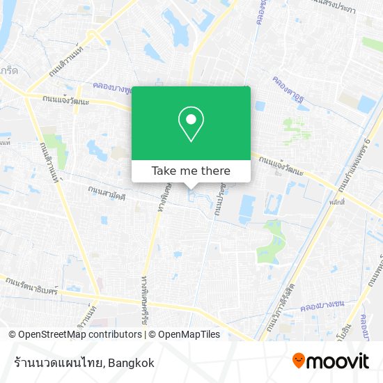 ร้านนวดแผนไทย map