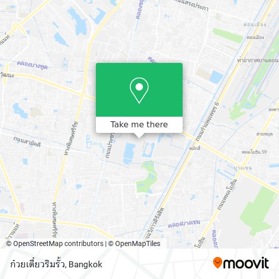 ก๋วยเตี๋ยวริมรั้ว map