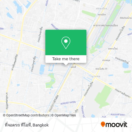 ที่จอดรถ ทีโอที map