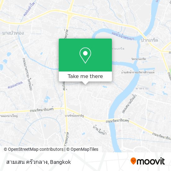 สามเสน ครัวกลาง map