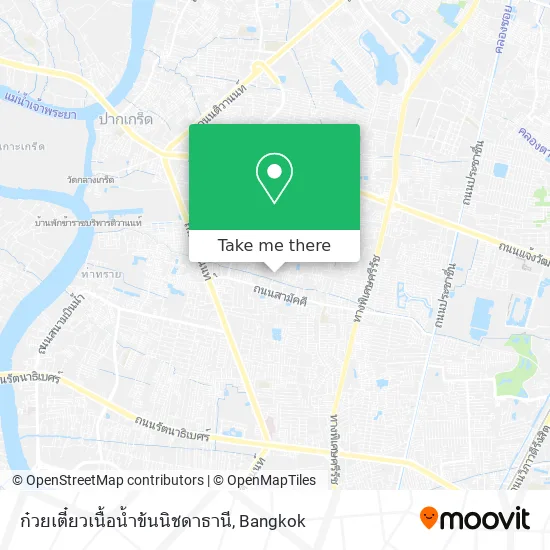 ก๋วยเตี๋ยวเนื้อน้ำข้นนิชดาธานี map