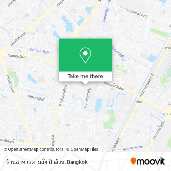 ร้านอาหารตามสั่ง ป้าอ้วน map