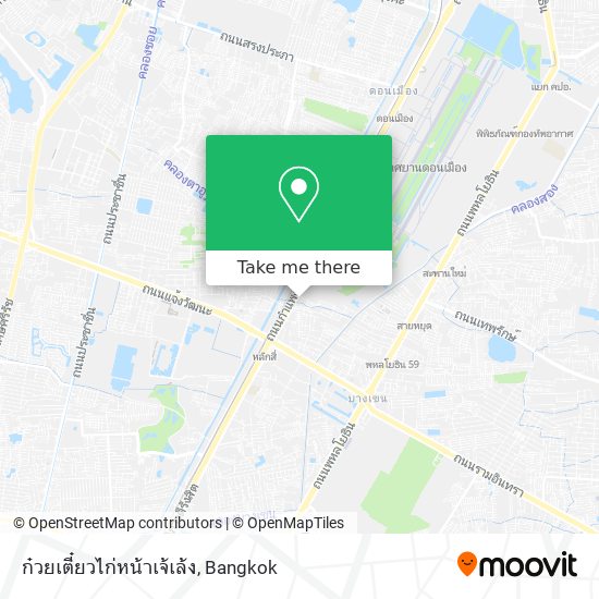 ก๋วยเตี๋ยวไก่หน้าเจ้เล้ง map