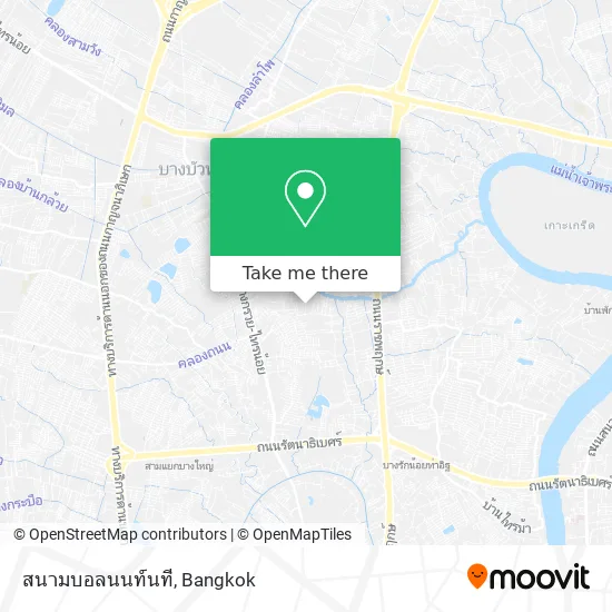 สนามบอลนนท์นที map