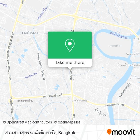 สวนสายสุพรรณมีเดียพาร์ค map