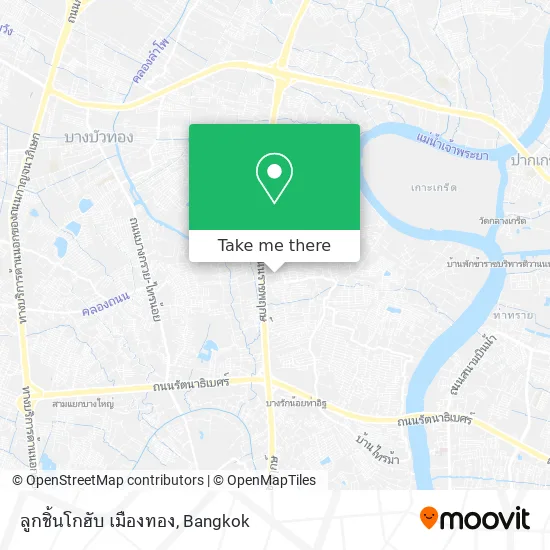 ลูกชิ้นโกฮับ เมืองทอง map