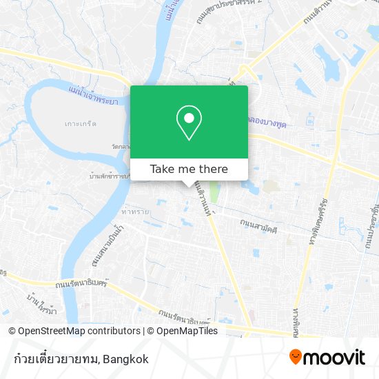 ก๋วยเตี๋ยวยายทม map