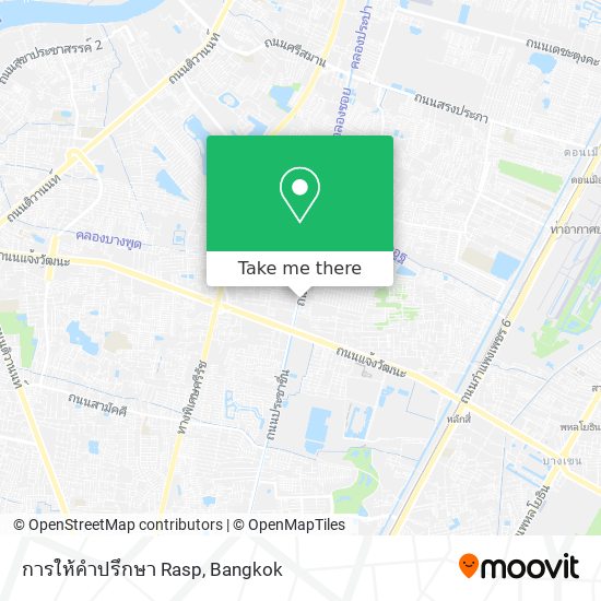 การให้คําปรึกษา Rasp map