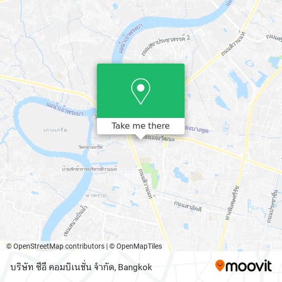 บริษัท ซีอี คอมบิเนชั่น จำกัด map