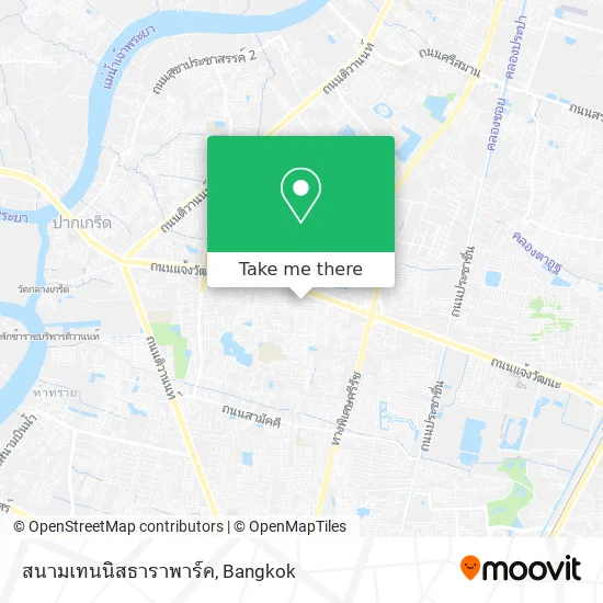 สนามเทนนิสธาราพาร์ค map